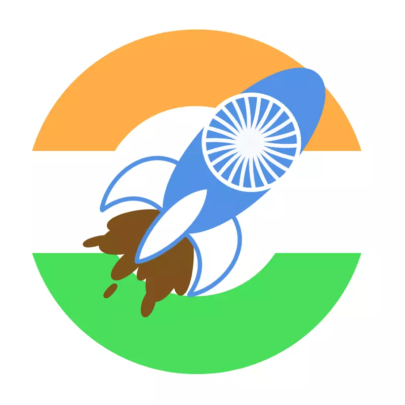 徽标圆形区域字体-印度