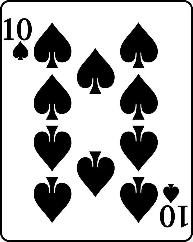 黑桃牌游戏标准52牌