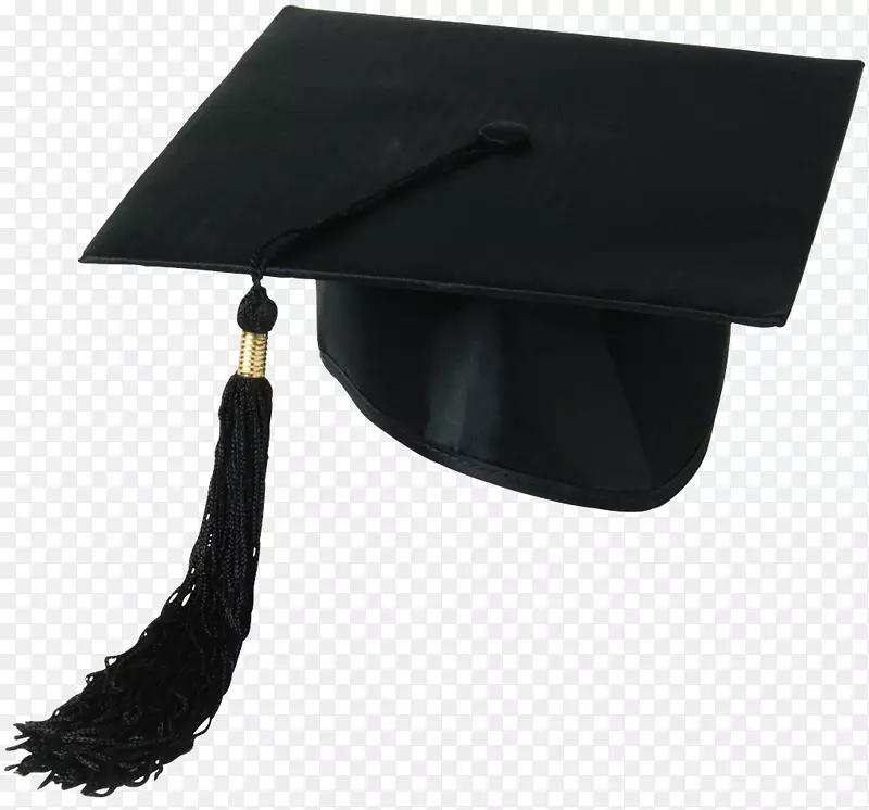 正方形学术帽毕业典礼学术服装剪贴画-毕业典礼