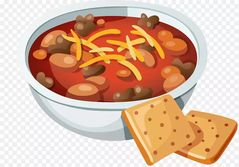 意大利面汤食品剪辑艺术-汤