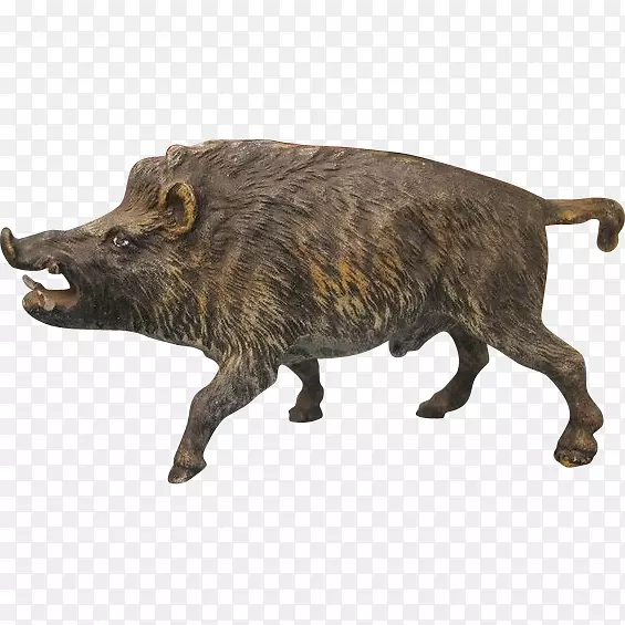 野猪维也纳羊青铜雕塑-野猪
