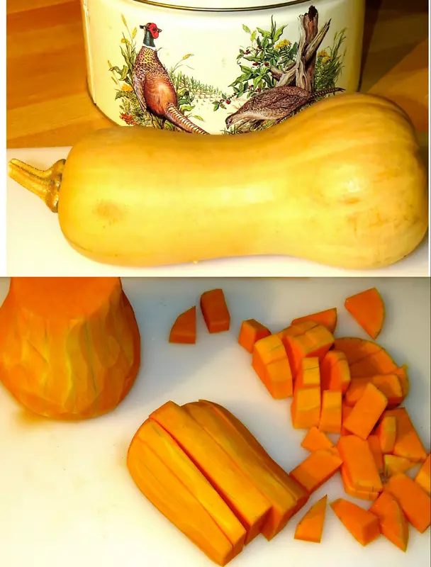 西葫芦素食料理冬季南瓜蔬菜橡子南瓜