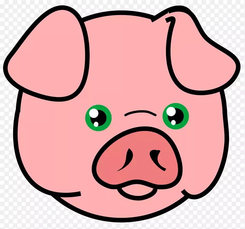 家猪电脑图标剪贴画-公猪
