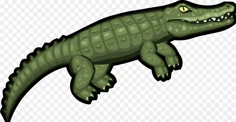 鳄鱼渲染-鳄鱼
