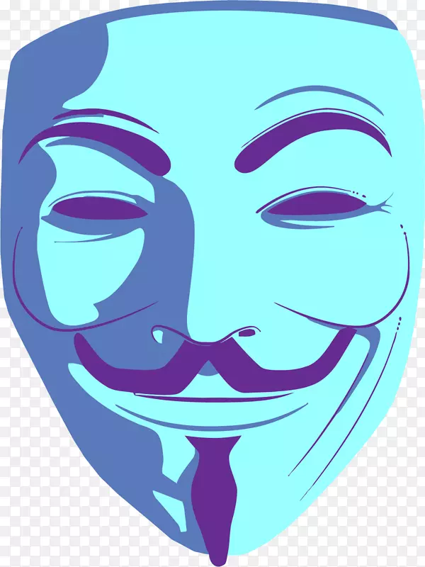 盖伊福克斯面具匿名剪贴画-匿名