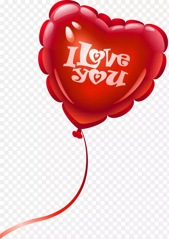 心脏气球夹艺术-情人节
