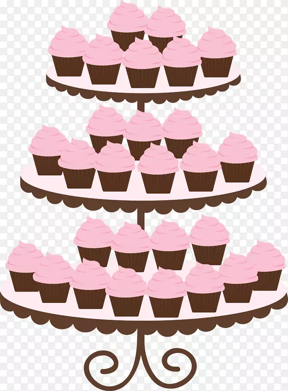 纸杯蛋糕冰淇淋蛋糕松饼面包店杯蛋糕