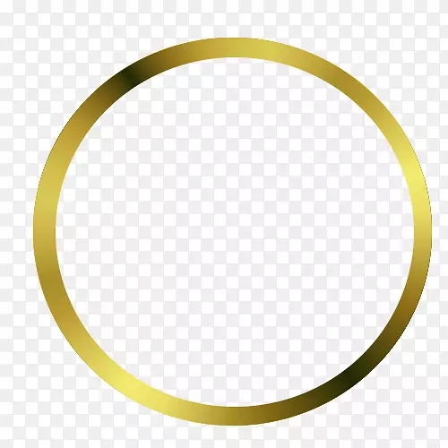 镜框金色圆盘椭圆形圆