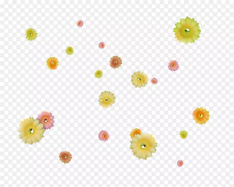 花卉生日花瓣剪贴画-装饰