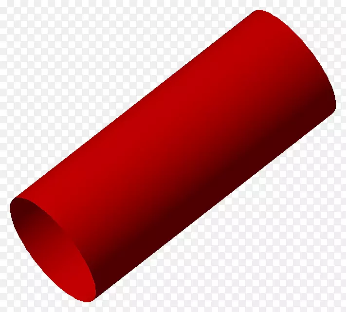 圆柱形圆体积红-红