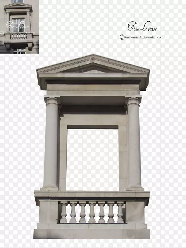 立柱式阳台建筑-阳台