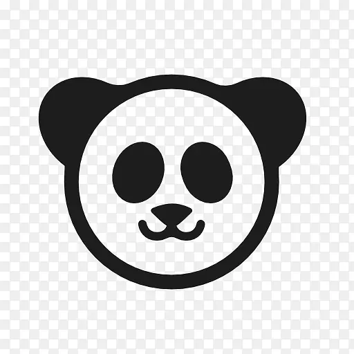 大熊猫熊标志电脑图标-熊猫