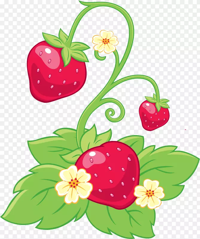草莓派，蛋糕，浆果，最好的松饼-草莓