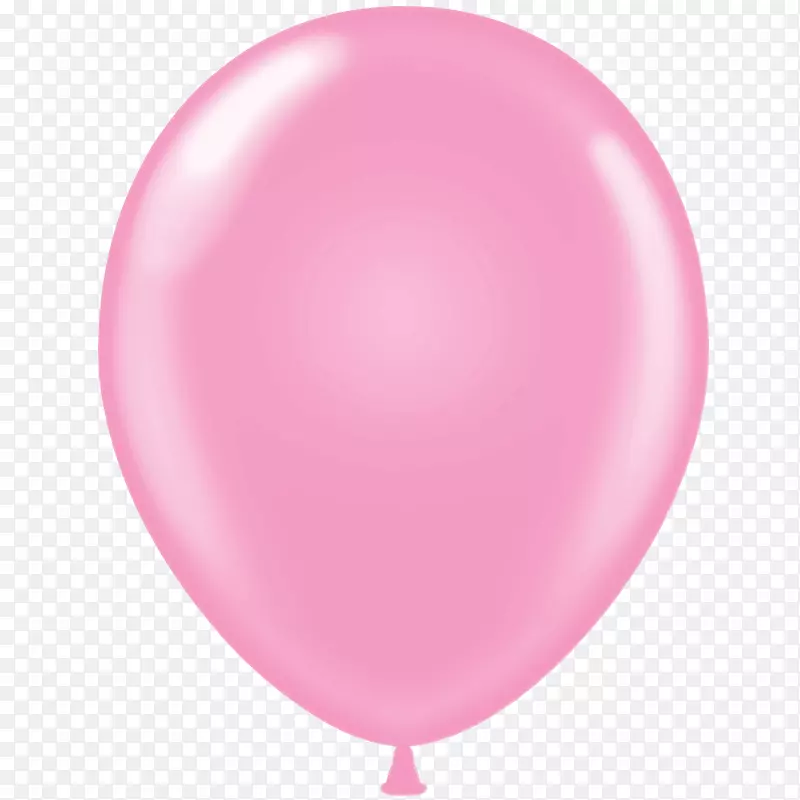 气球粉红色生日红色五彩纸屑-气球