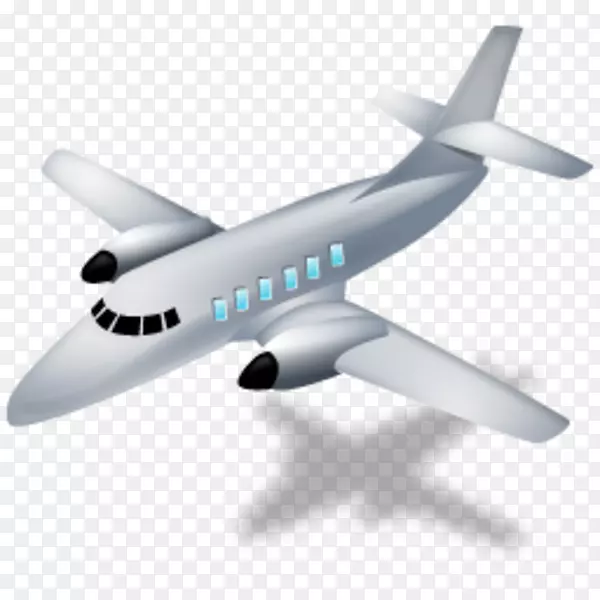 飞机飞行图标和5计算机图标.飞机