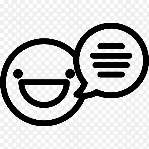 表情符号朋友表情在线聊天电脑图标-泡泡