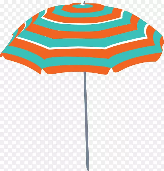 沙滩伞夹艺术-沙滩