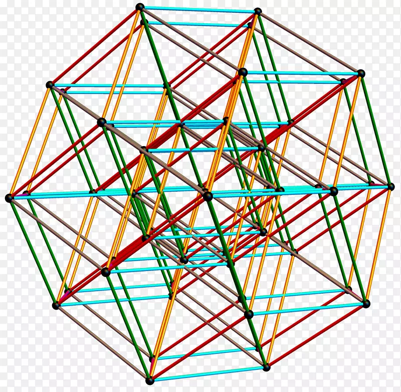 6立方体超立方体准晶菱形三面体