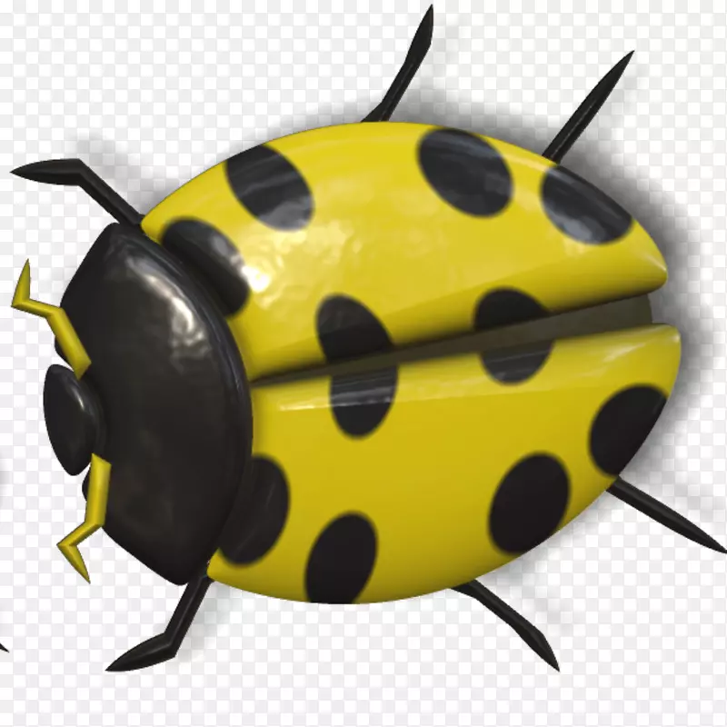 甲虫黄瓢虫剪贴画甲虫