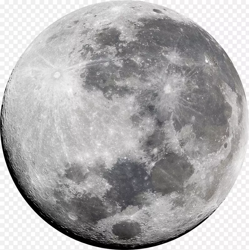 地球超级月亮阿波罗17号满月