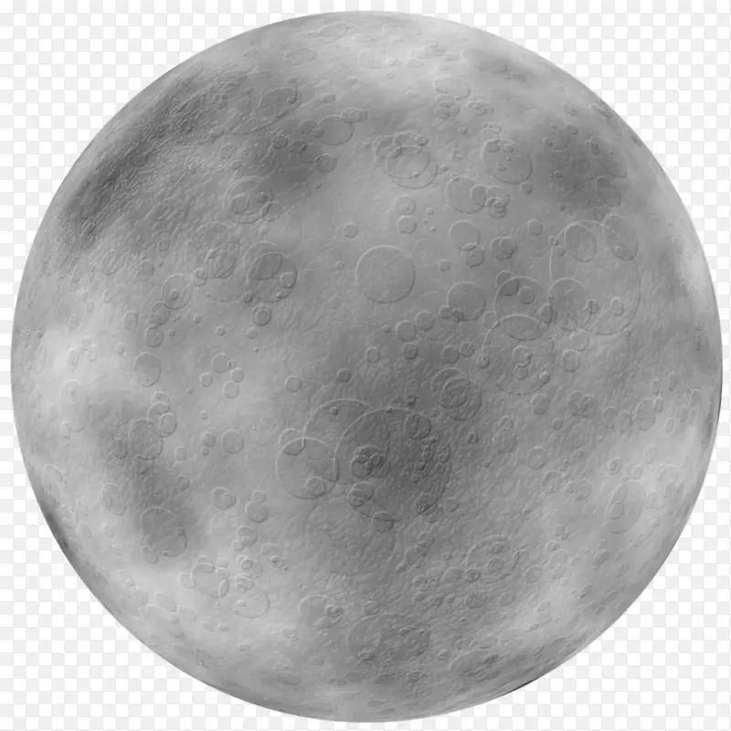 月圆月相剪贴画-月亮