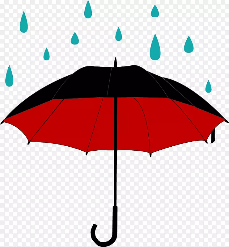 雨伞惠灵顿靴夹艺术-雨