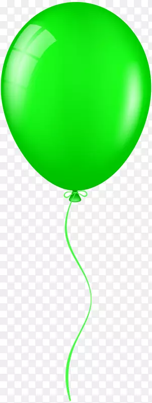 气球绿色剪贴画-艺术