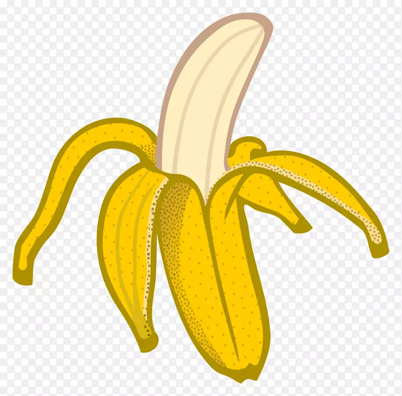 香蕉面包香蕉布丁夹艺术-香蕉