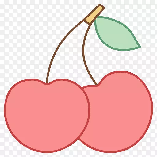 樱桃电脑图标剪贴画-樱桃