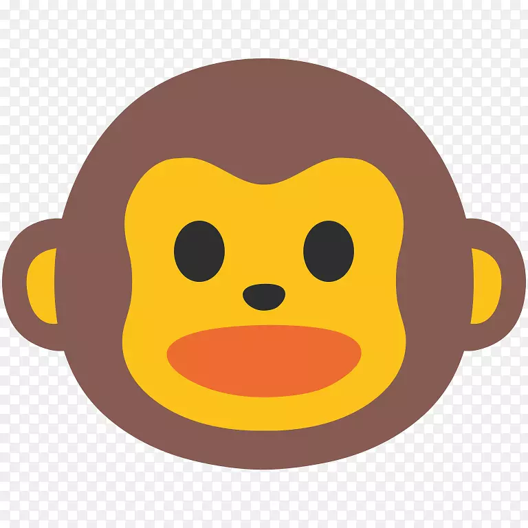 表情猴子Unicode剪贴画-表情符号