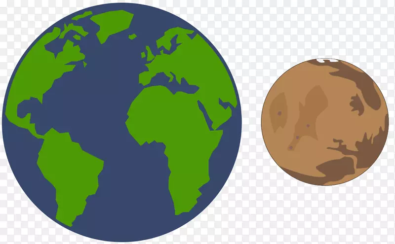地球计算机图标-地球卡通