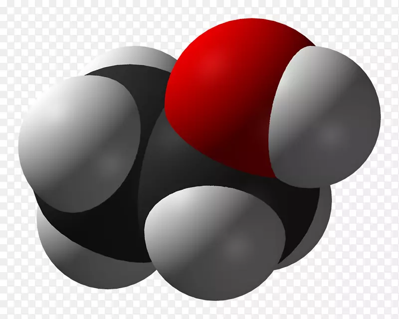 乙醇酒精饮料分子化学化合物-3d
