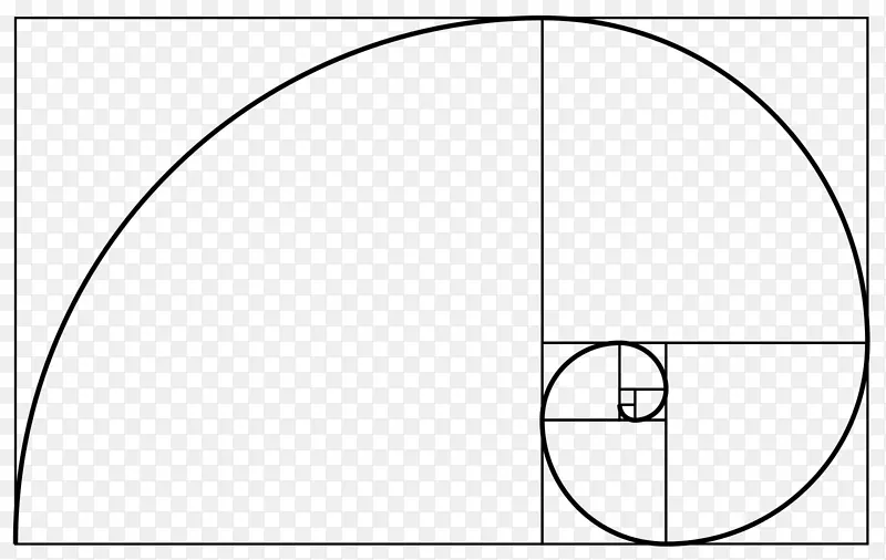 金螺旋黄金比率Fibonacci数黄金矩形