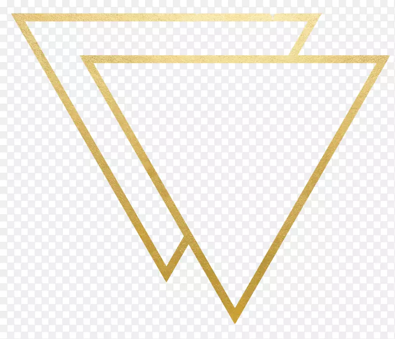 绘制三角形黄金剪贴画.金线