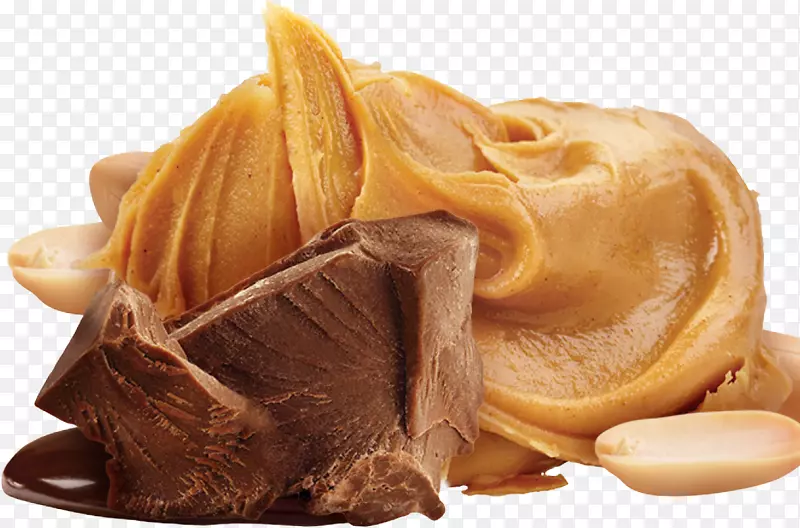 冰淇淋巧克力棒花生酱坚果黄油