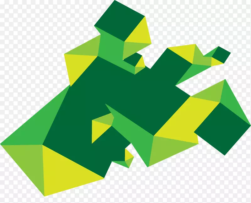 黑客马拉松图形设计.绿色背景