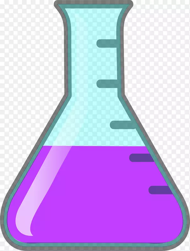 化学实验室烧瓶夹艺术液