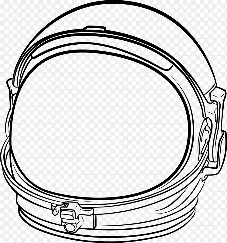 太空人太空服剪辑艺术-头盔