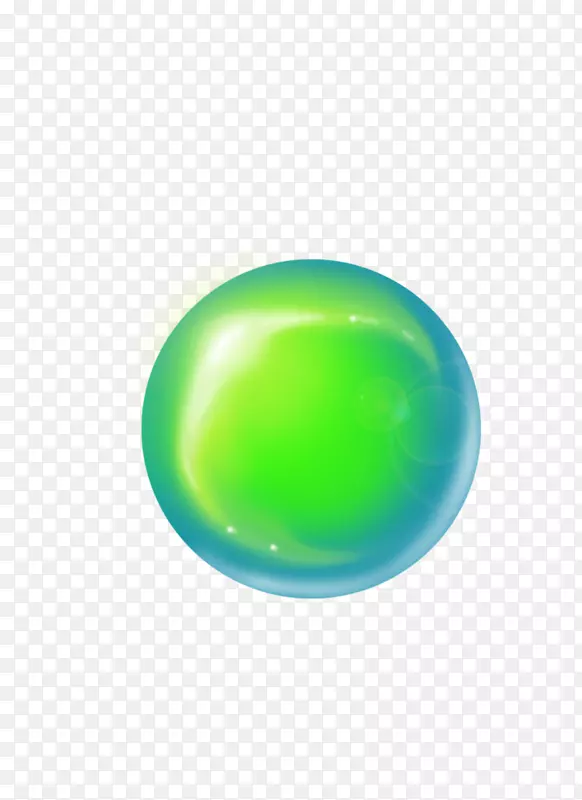 绿色绿松石球圆大理石