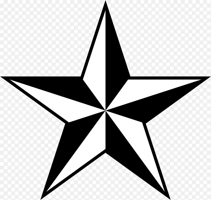 航海明星水手纹身标志