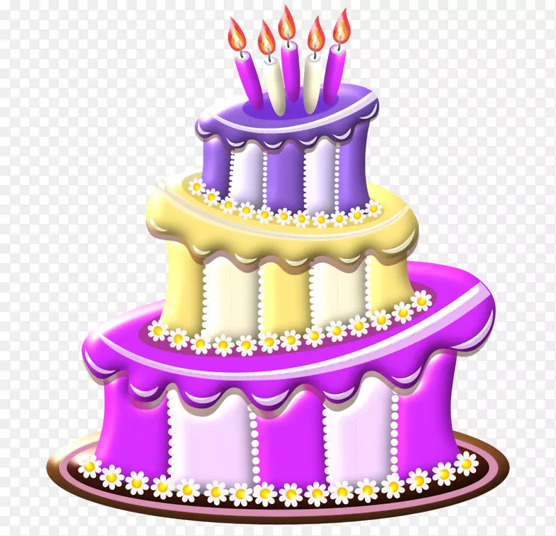 生日蛋糕，糖霜和糖霜，胡萝卜蛋糕，纸杯蛋糕-巴斯特尔