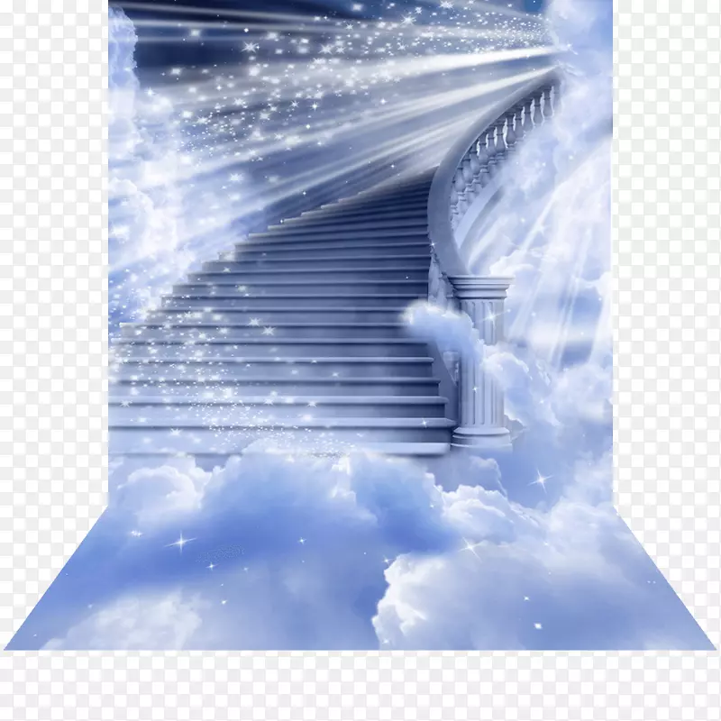 通往天堂桌面壁纸的楼梯.背景
