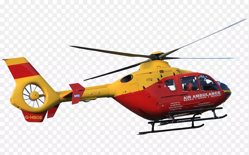 直升机RAF Benson固定翼飞机欧洲直升机EC 135空中医疗服务-救护车
