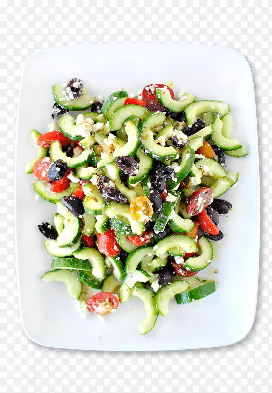 希腊色拉食品菠菜沙拉食谱-色拉