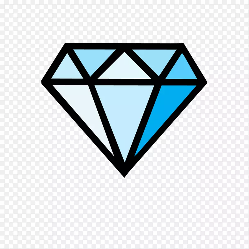 绘制钻石艺术剪贴画.钻石形状