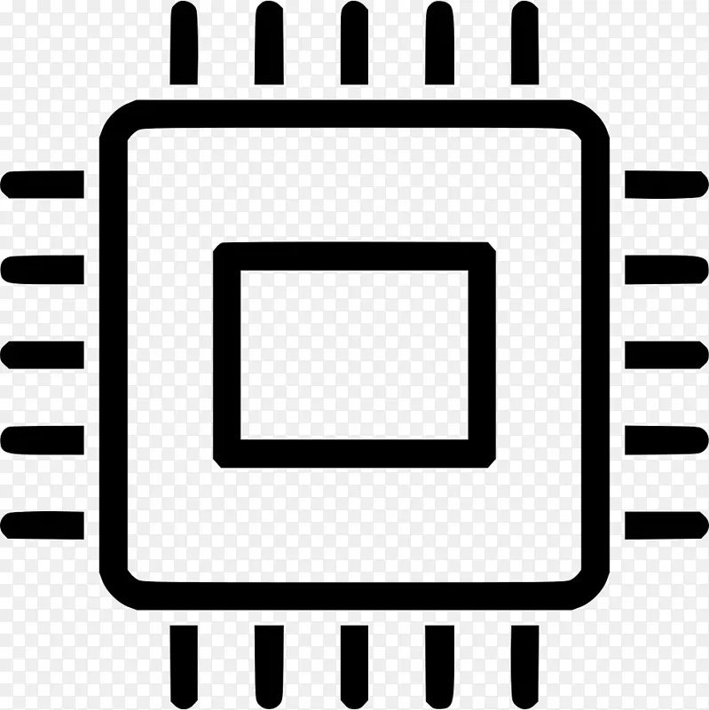 计算机图标电子工业集成电路芯片