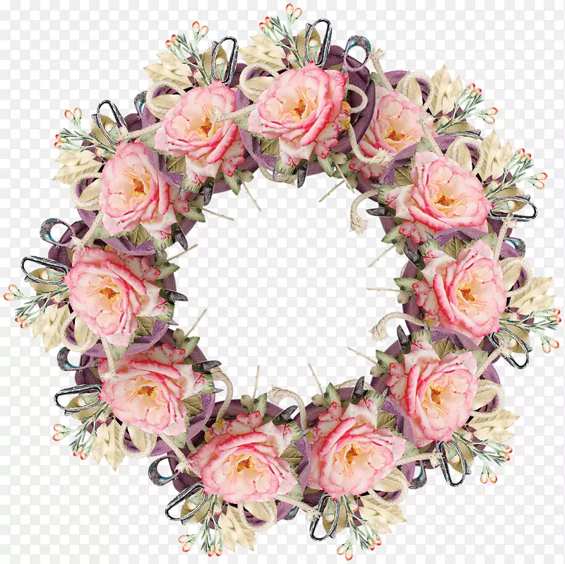 花环花园玫瑰-花环