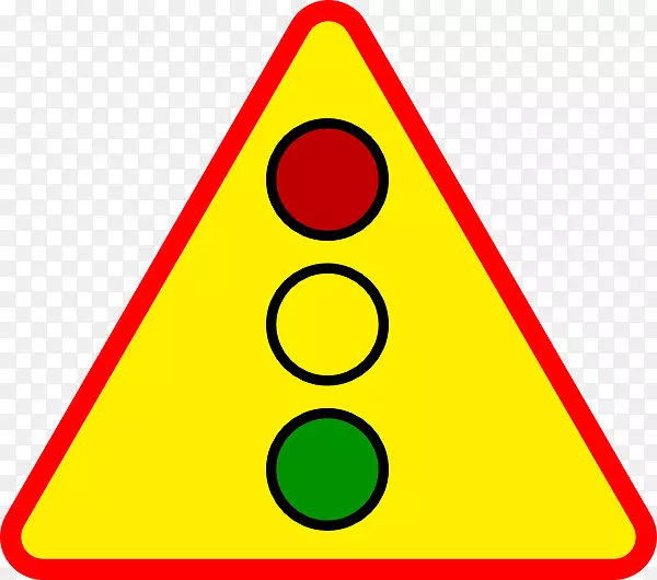 交通灯交通标志停车标志夹艺术-交通灯