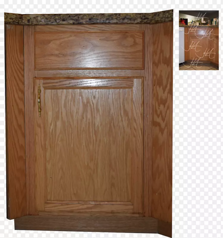 家具橱柜木材污渍抽屉-厨房