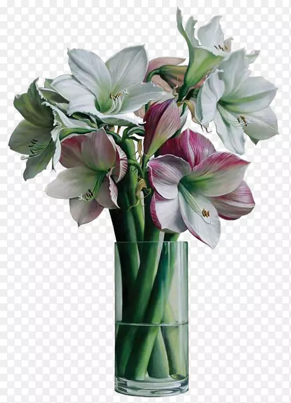 艺术绘画画家花静物花瓶